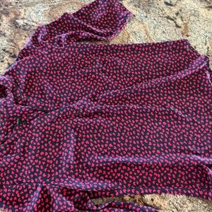 Talbots Heart Blouse, size M